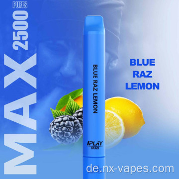 IPlay max 2500 Puff -Einweg -Vape